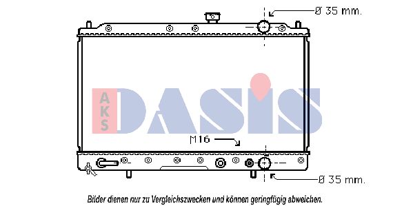 AKS DASIS Radiators, Motora dzesēšanas sistēma 141240N